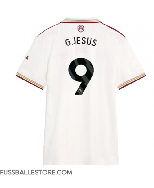 Günstige Arsenal Gabriel Jesus #9 3rd trikot Damen 2025-26 Kurzarm Günstige Arsenal Gabriel Jesus #9 3rd trikot Damen 2025-26 Kurzarm